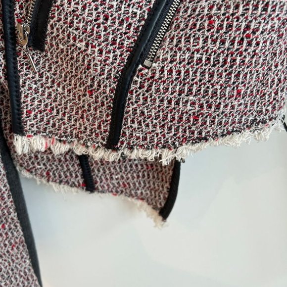 Rebecca Taylor Cropped Blazer with Leather Details - Picture 9 of 13